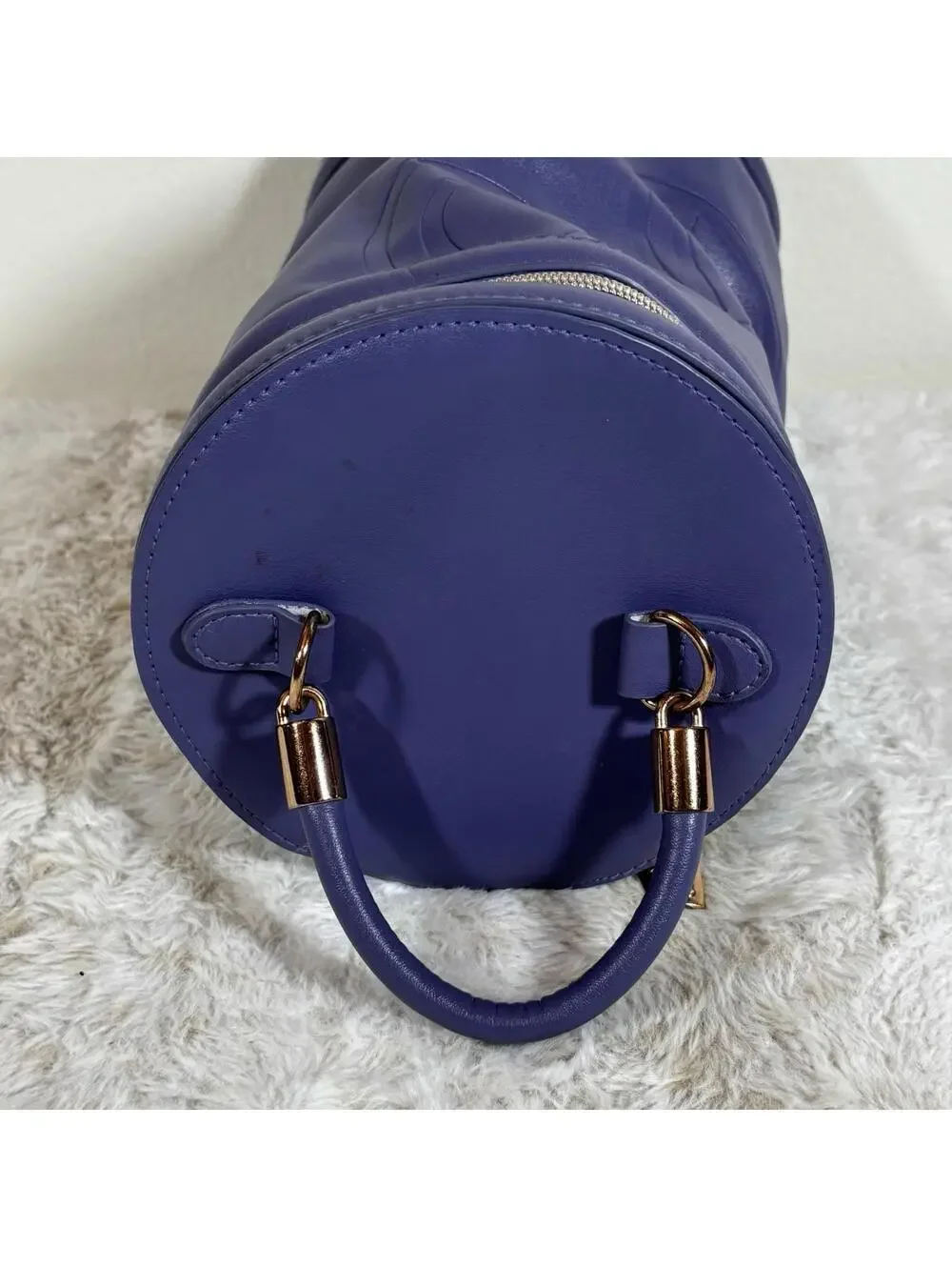 MONAT Purple Travel Toiletry Makeup Case Organizer Bag Zip Top Handle